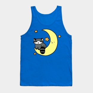 Crescent Moon Raccoon Tank Top